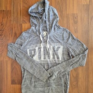 PINK zip up hoodie